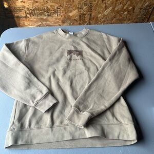 AS  Tan Crewneck Sweater